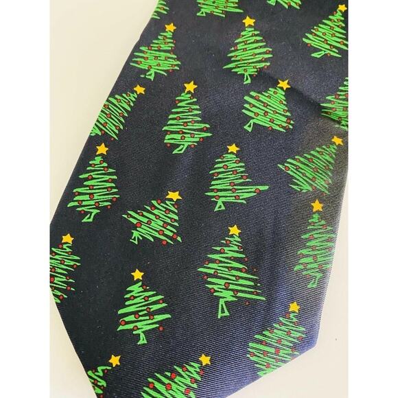 Christmas Tree Logo Neck Tie Necktie by Allyn - Picture 4 of 4